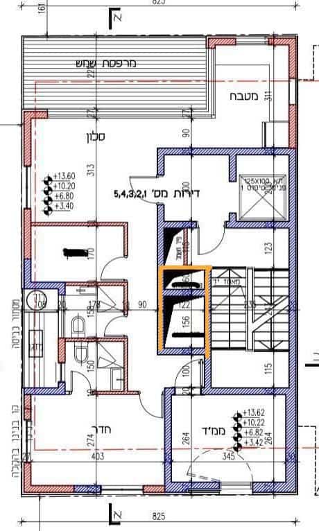 תכנית אדריכלית דירה